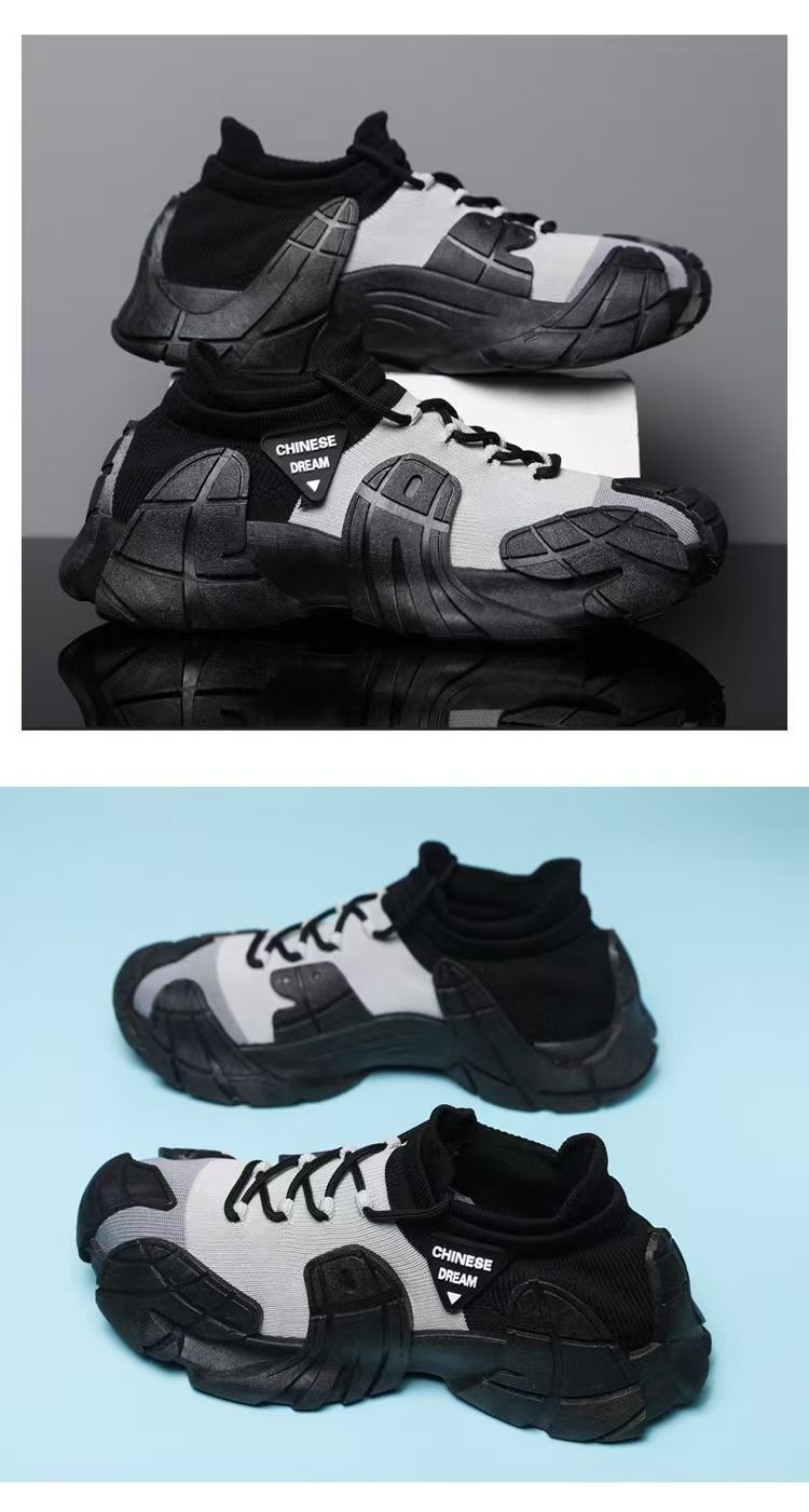 Chaussures casual plateforme unisexe en maille respirante detail 14
