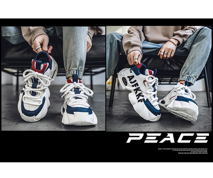 Zapatillas de deporte casuales para hombre con plataforma chunky detail 11