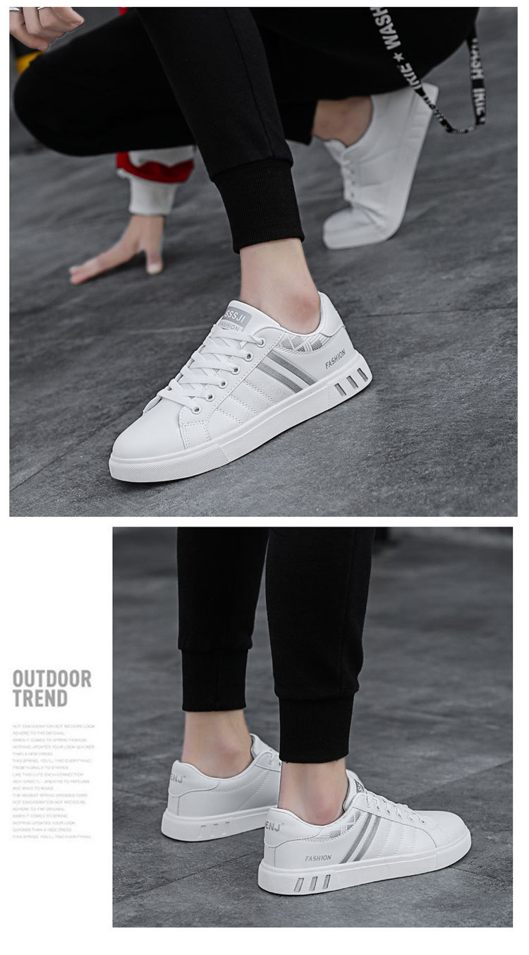 Chaussures casual à lacets pour homme style colorblock detail 9