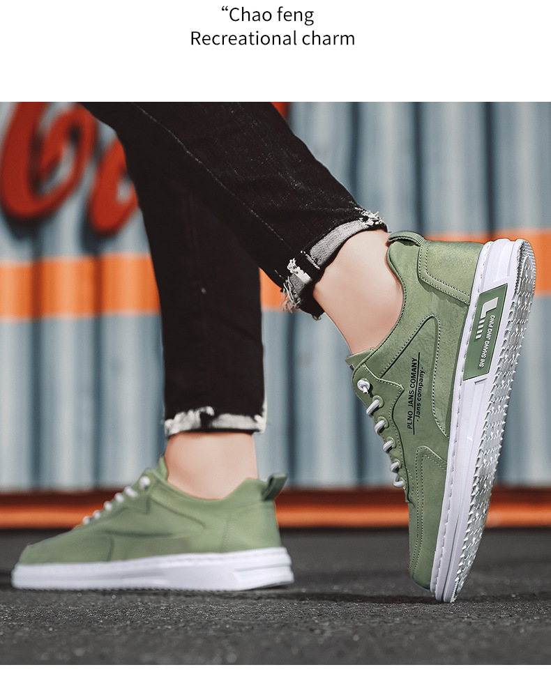 Sneakers Basse da Uomo Stringate – Scarpe Casual Resistenti all'Usura detail 2