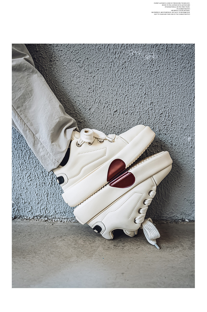 Unisex Platform Cushioned Lace-Up Casual Shoes detail 16