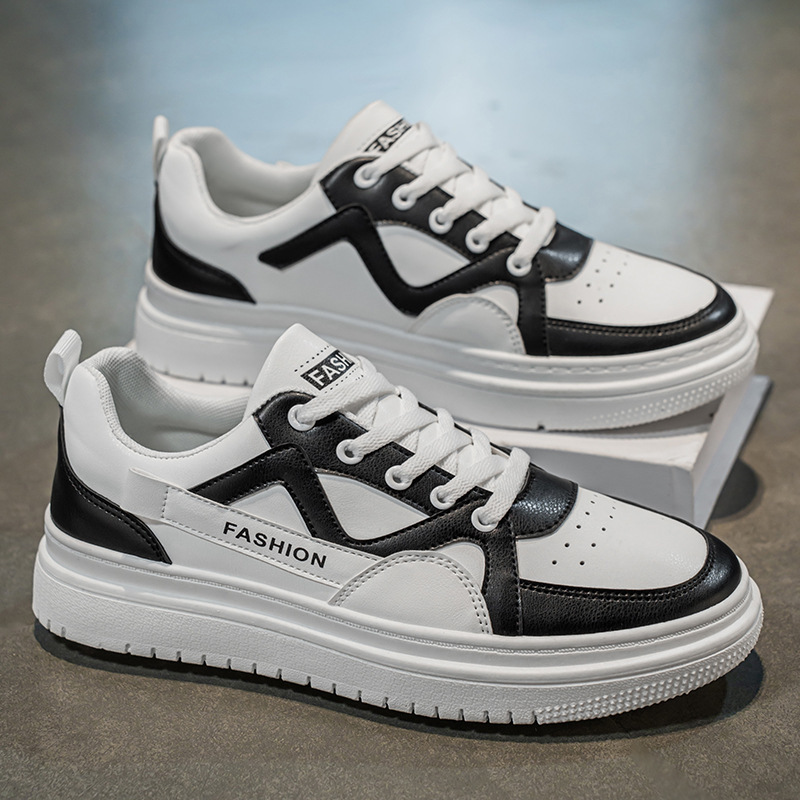Men's Colorblock Lace-Up Casual Shoes 2