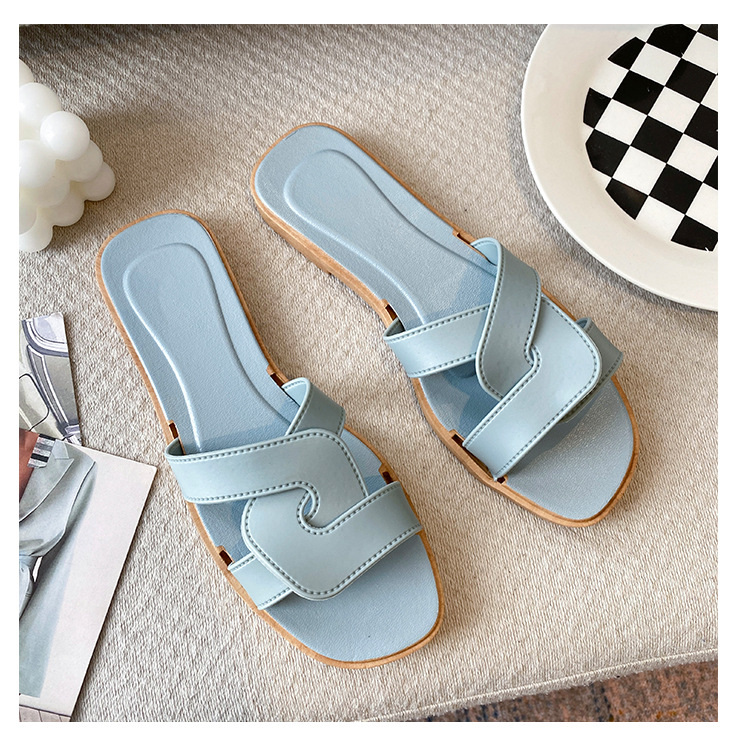 Leichte flache Pantoletten für Damen – Bequeme Sandalen detail 6