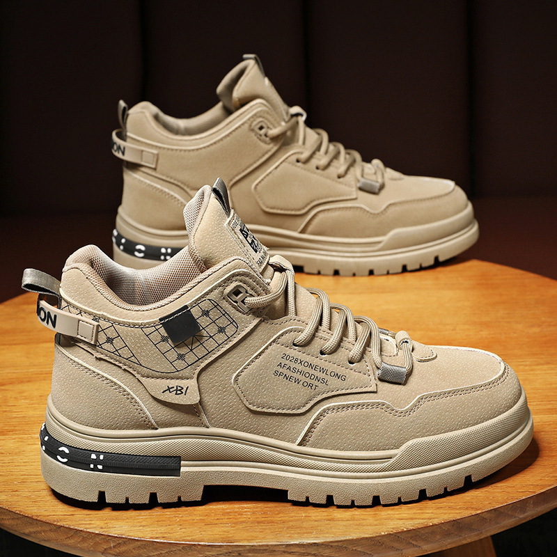 Rutschfeste Schnür-Freizeitschuhe für Herren im Street-Style 2