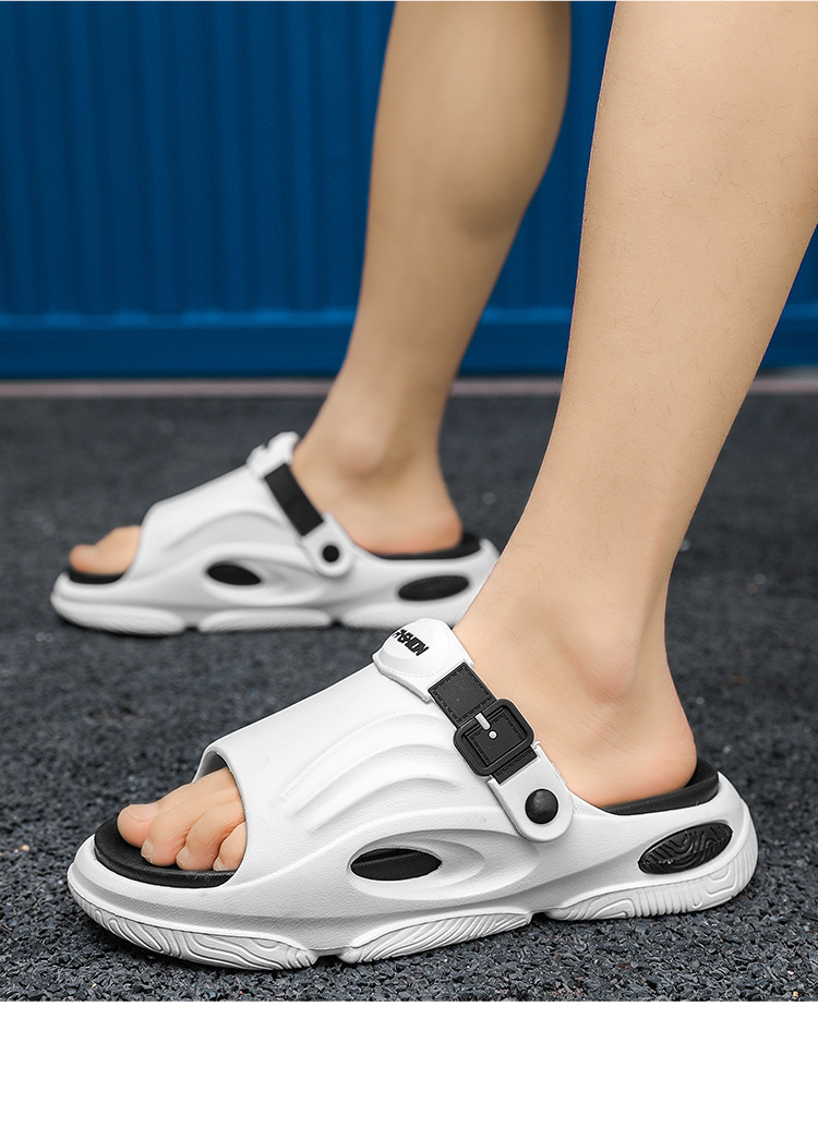 Chaussons légers en EVA pour hommes à bout ouvert et amorti detail 13