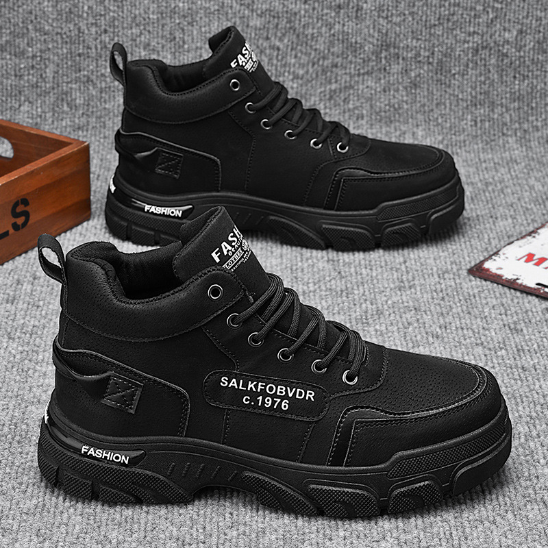 Rutschfeste, strapazierfähige Schnürstiefel für Herren – Stiefeletten 3