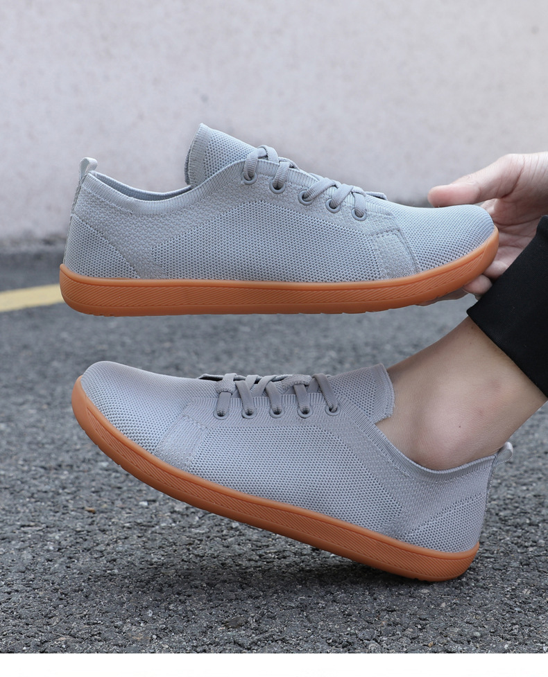 Men's Breathable Knit Minimalist Casual Shoes detail 1