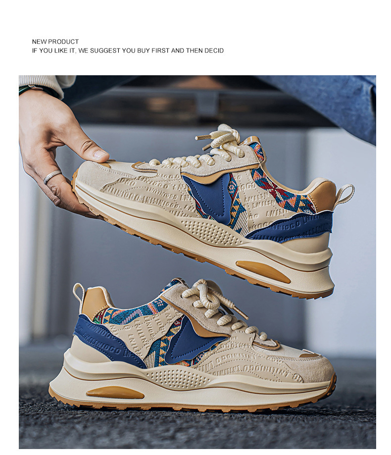 Zapatillas de deporte casuales para hombre estilo étnico detail 7