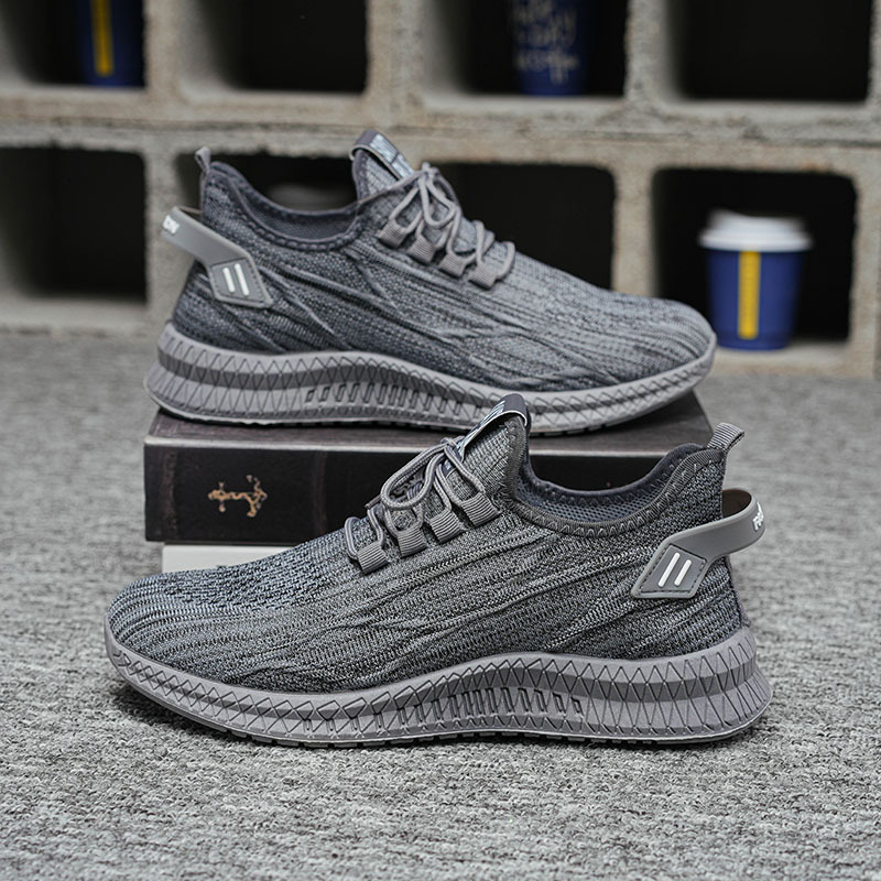 Men's Breathable Knit Lightweight Running Shoes 4