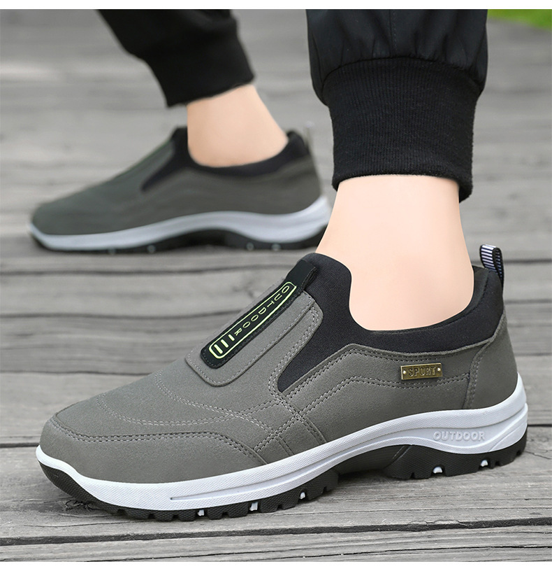 Leichte, rutschfeste Schlupf-Freizeitschuhe für Herren detail 14