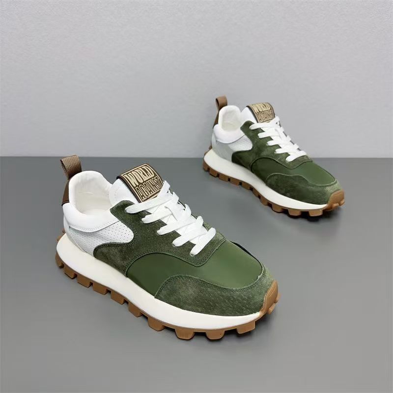 Zapatillas de deporte casuales unisex con plataforma y cordones retro detail 1