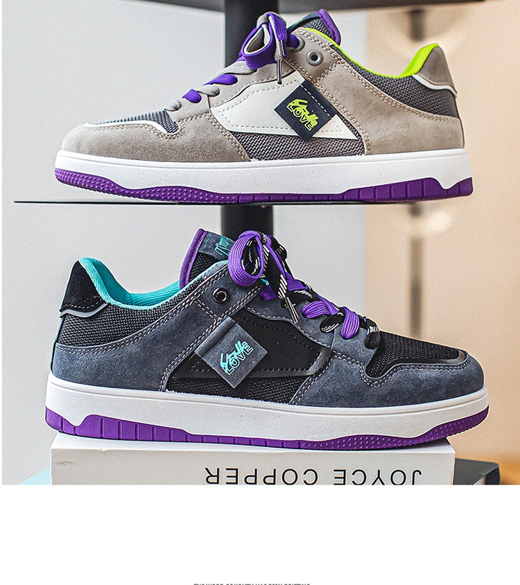 Chaussures de skate à lacets respirantes en mesh pour homme detail 18