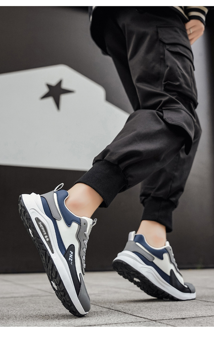 Freizeitschuhe für Herren mit Colorblocking & gepolsterter Plateausohle detail 4