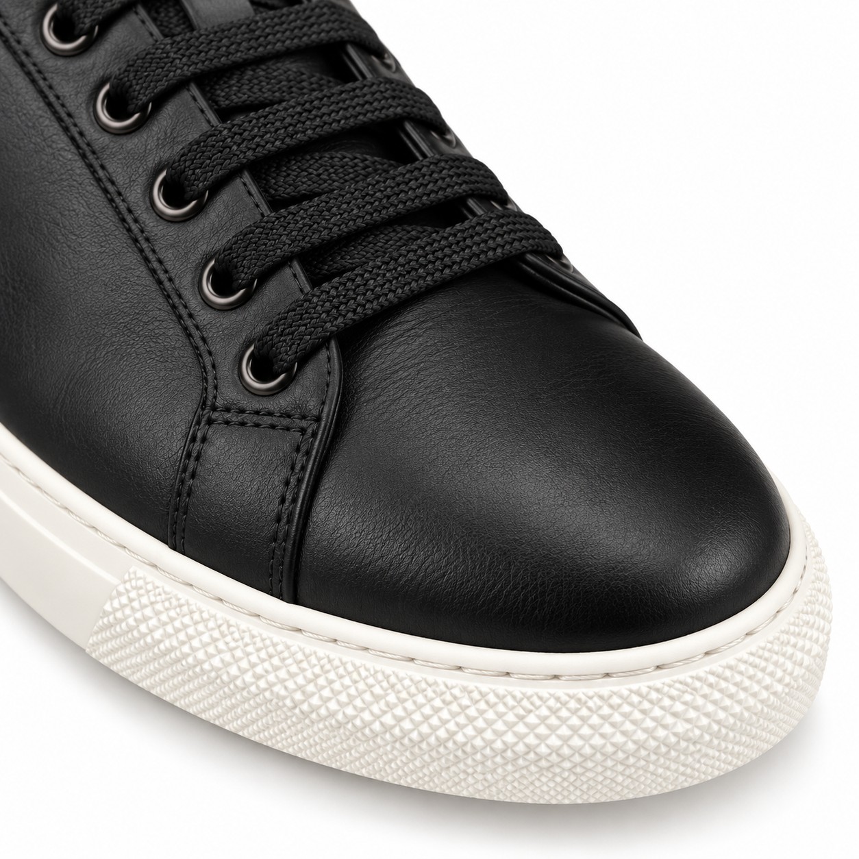 Unisex Full-Grain Leather Low-Top Lace-Up Casual Shoes 8