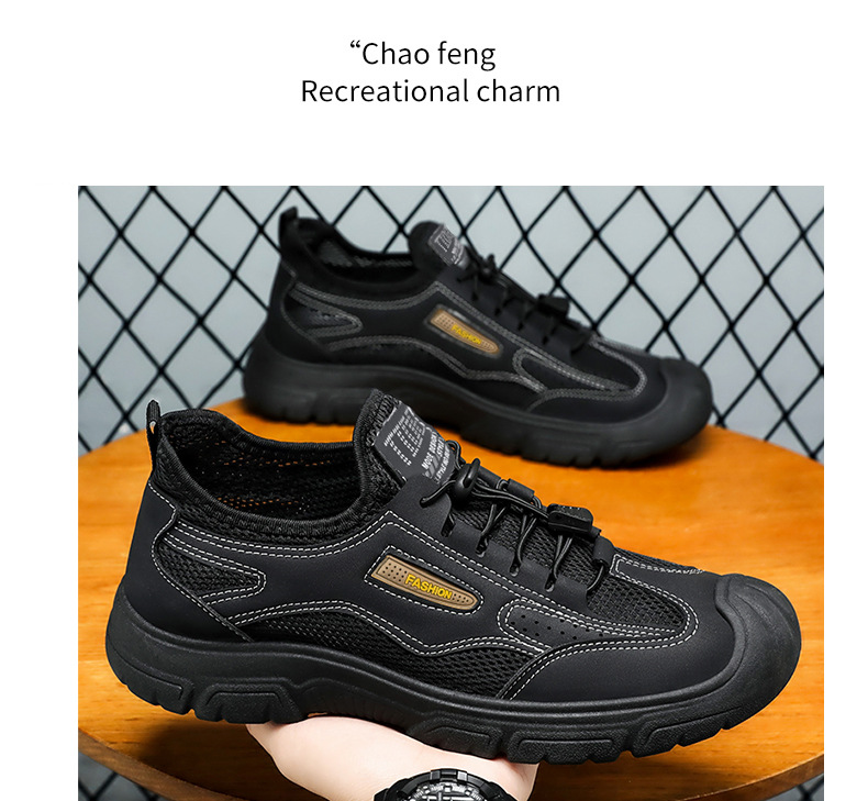 Scarpe casual da uomo leggere e traspiranti in mesh detail 1