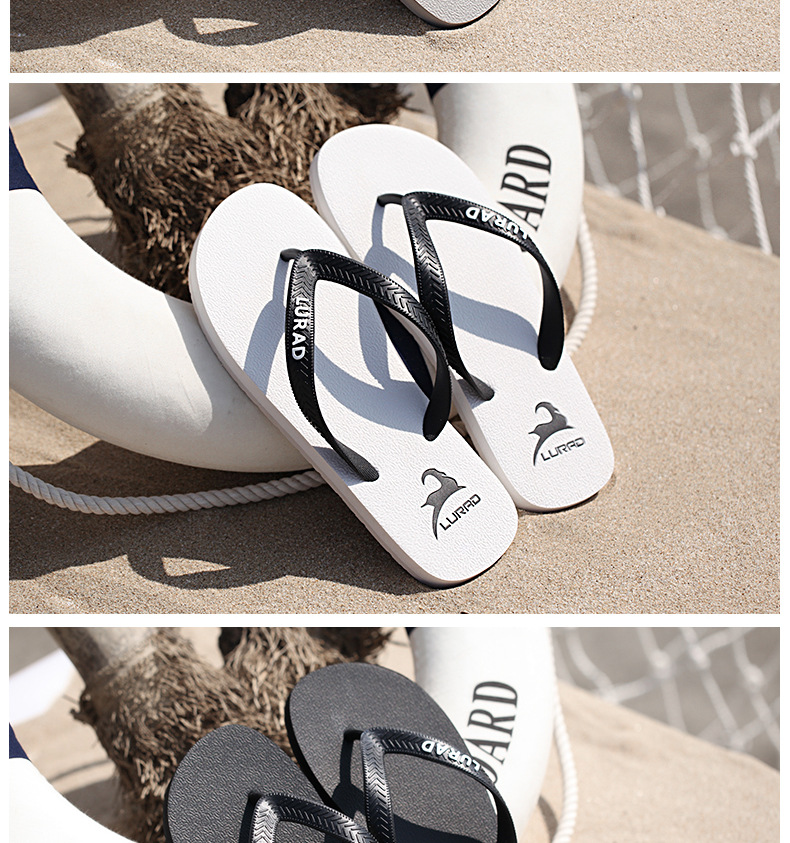 Men's Lightweight Non-Slip Beach Flip-Flops detail 2