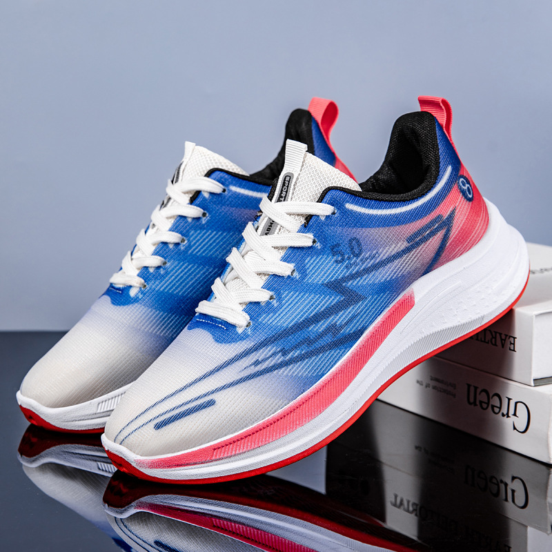 Scarpe da corsa da uomo leggere e traspiranti in mesh detail 2