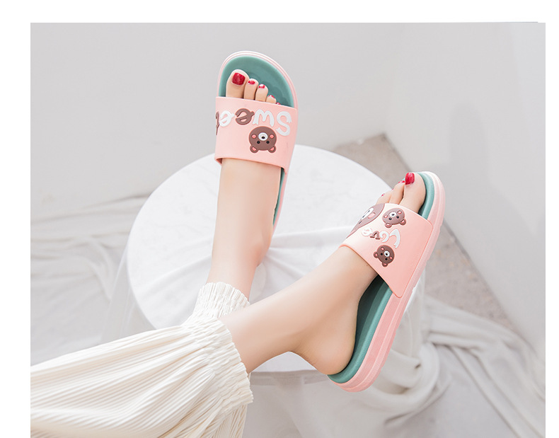 Women's Lightweight Non-Slip Cartoon Print Slide Slippers detail 10