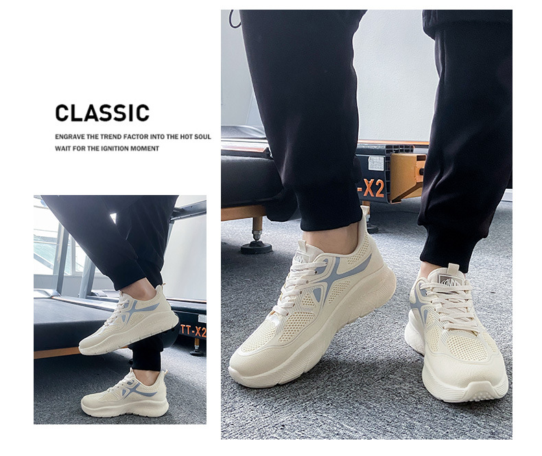 Unisex Breathable Mesh Cushioned Running Shoes detail 20