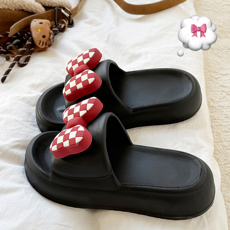 Chaussons légers à plateforme et semelle amortissante pour femme
