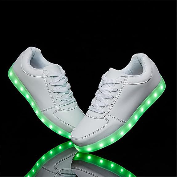 Unisex Schnür-Freizeitschuhe aus PU-Leder mit rutschfester Sohle 4