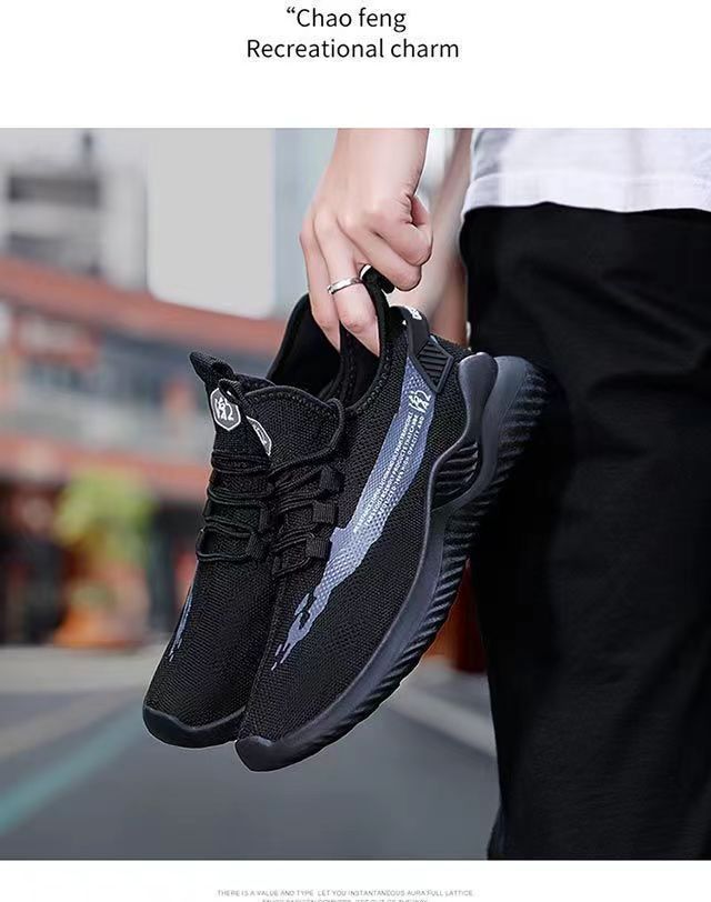 Chaussures de running à lacets en mesh respirant pour homme detail 9