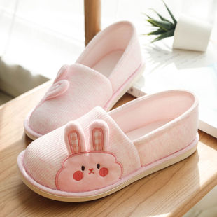 Pantuflas de casa para mujer en suave algodón transpirable slip-on detail 1