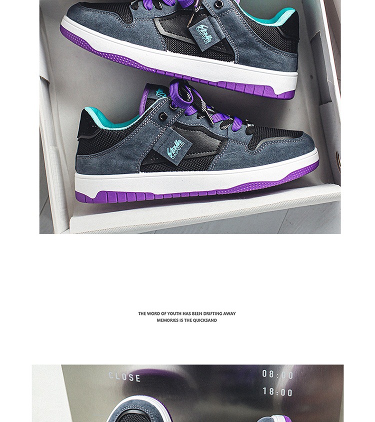Chaussures de skate à lacets respirantes en mesh pour homme detail 15