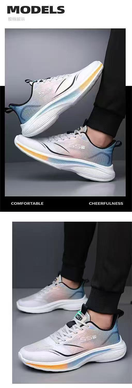 Ademende hardloopschoenen met demping voor heren detail 3