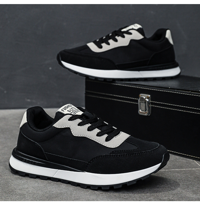 Scarpe casual stringate da uomo traspiranti in colorblock detail 19