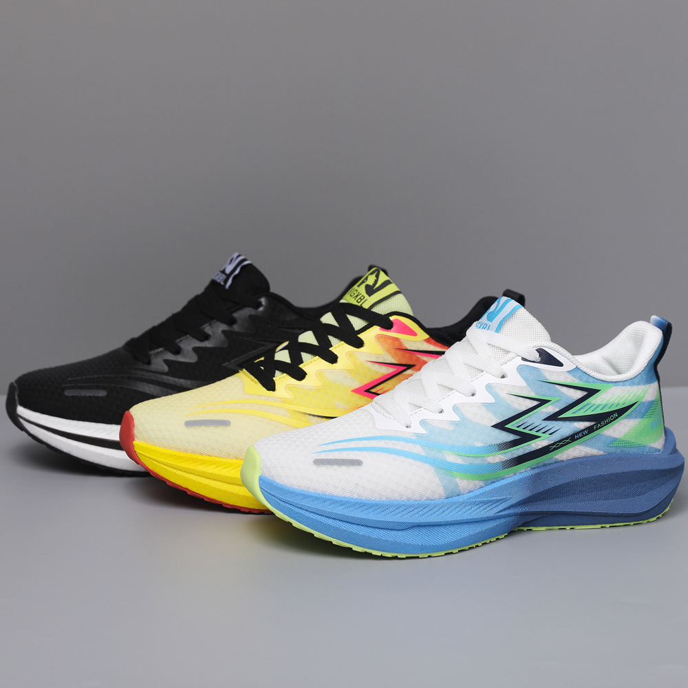 Scarpe da corsa unisex leggere e traspiranti con lacci 5