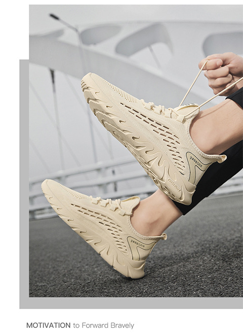 Scarpe da corsa leggere e traspiranti in mesh da uomo con lacci detail 3