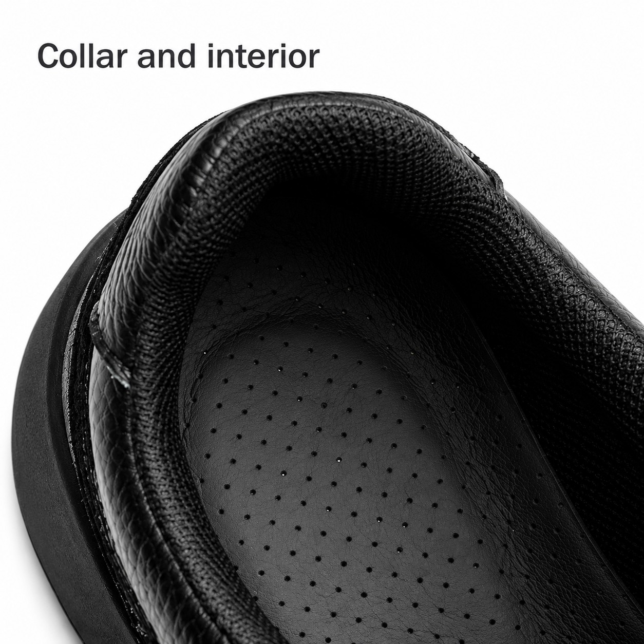 Unisex Full-Grain Leather Rubber Toe-Cap Lace-Up Casual Shoes detail 3