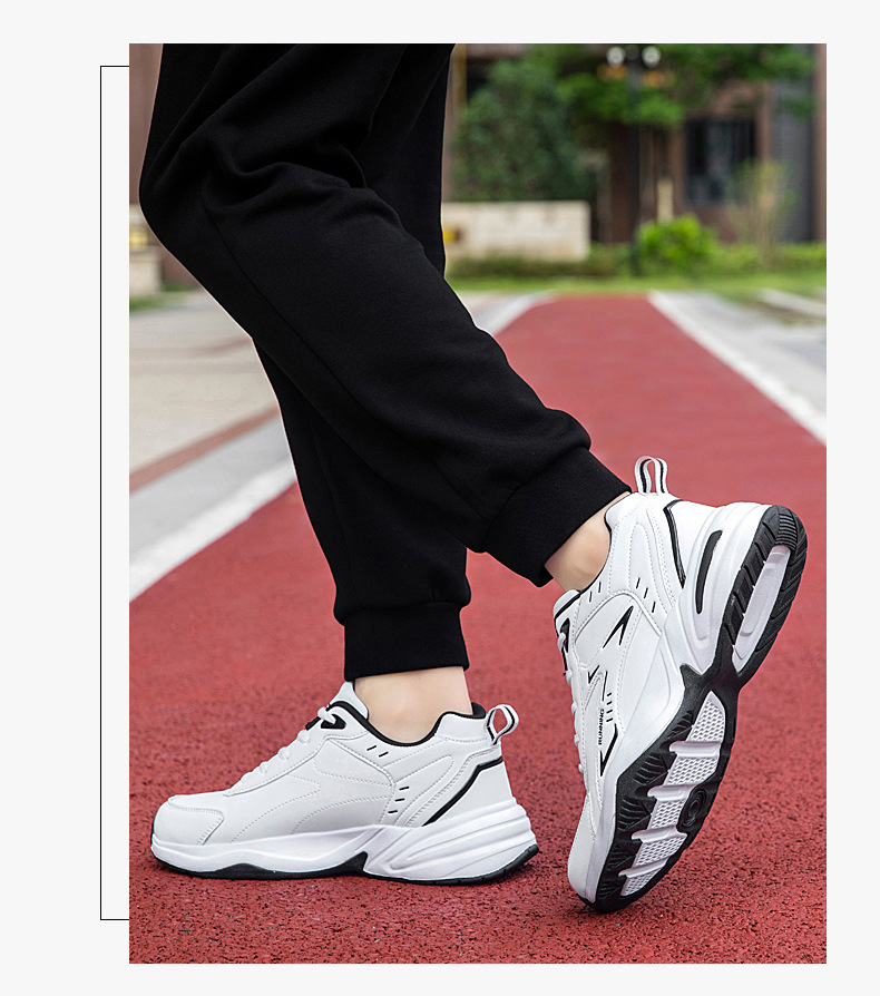 Chaussures de running compensées à lacets pour homme detail 2