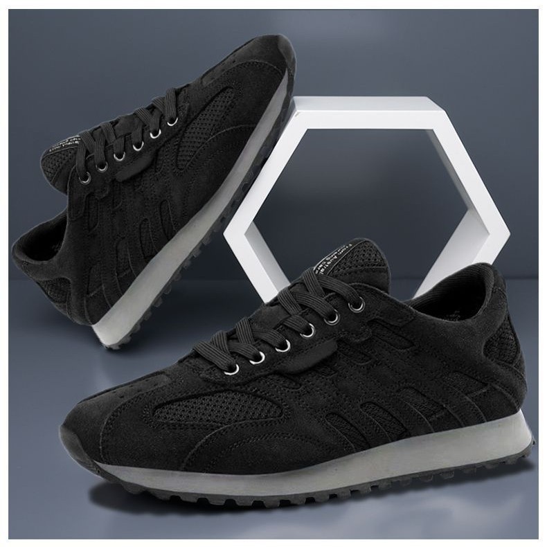 Men's Breathable Mesh Vintage Lace-Up Sneakers 5