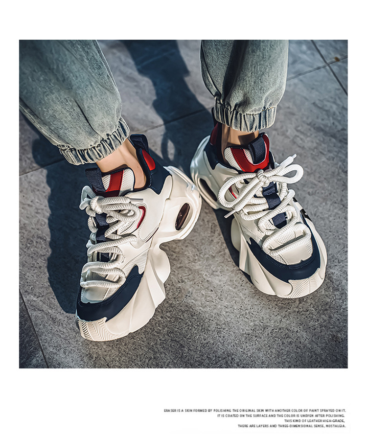 Zapatillas de deporte casuales para hombre con plataforma chunky detail 8