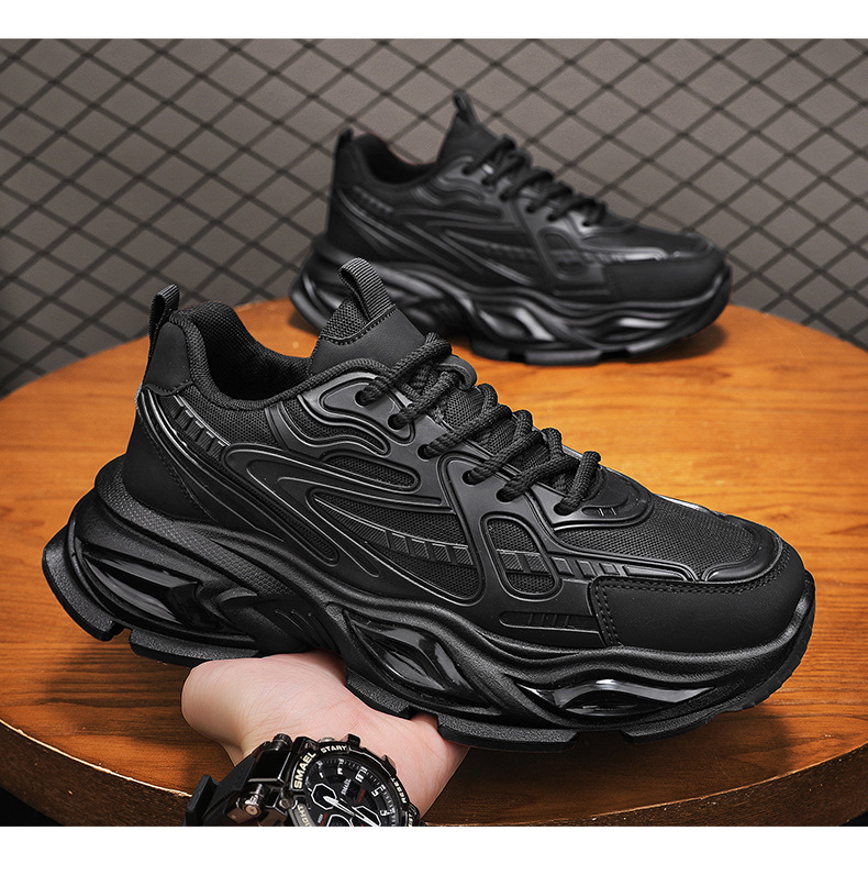 Atmungsaktive Plateau-Sneaker für Herren mit Dämpfung detail 12
