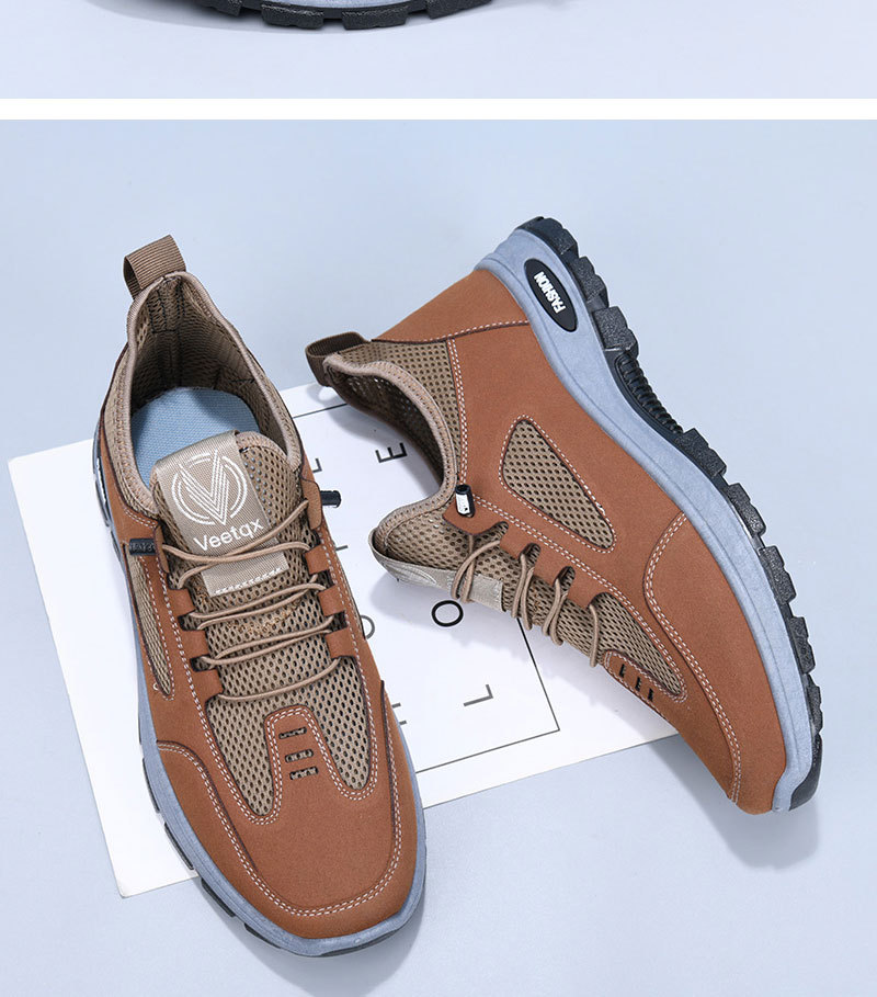 Atmungsaktive, leichte Herren-Freizeitschuhe für draußen detail 9