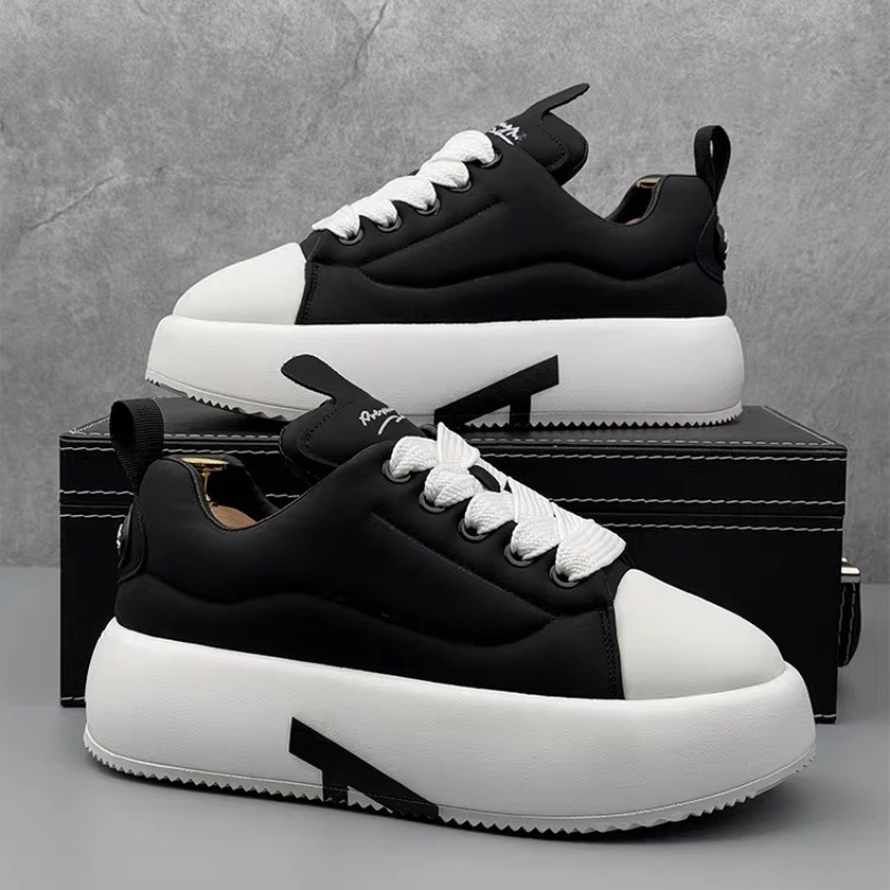 Chaussures casual unisexes à plateforme et lacets style chunky 4