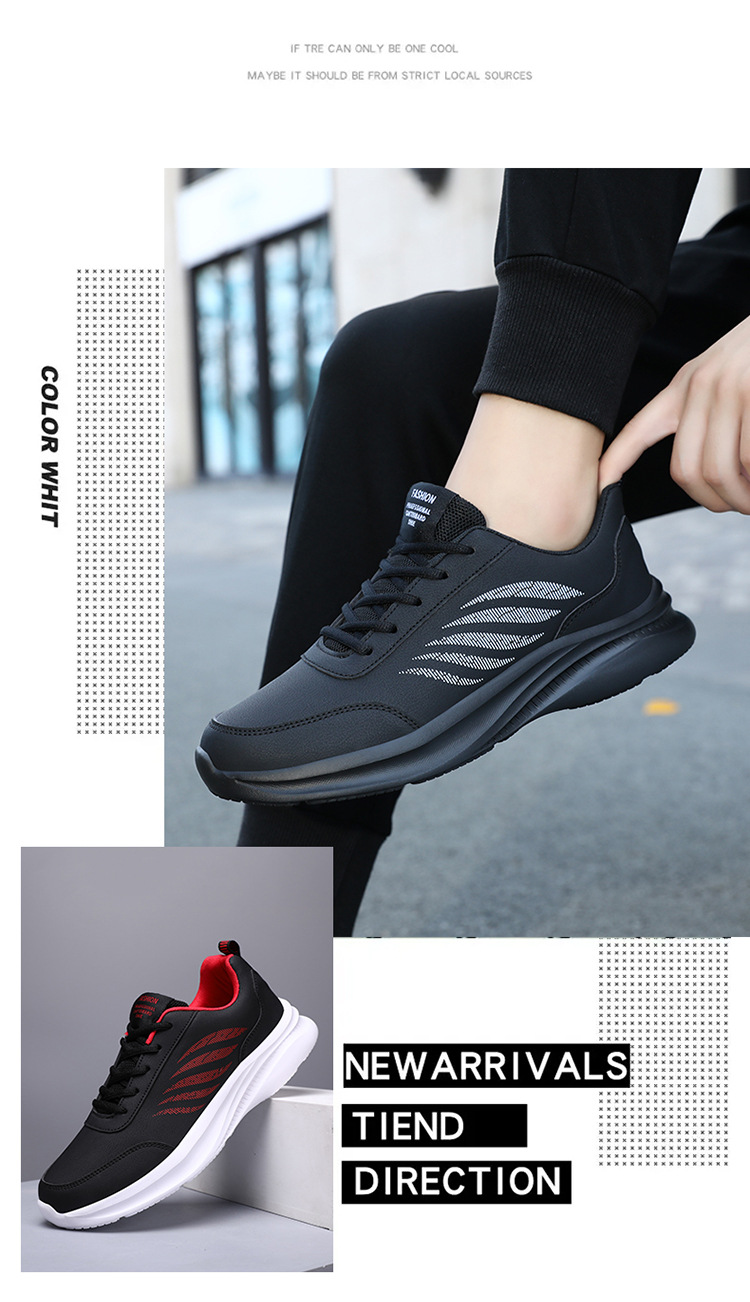 Lichte hardloopschoenen voor heren met veters en demping detail 9