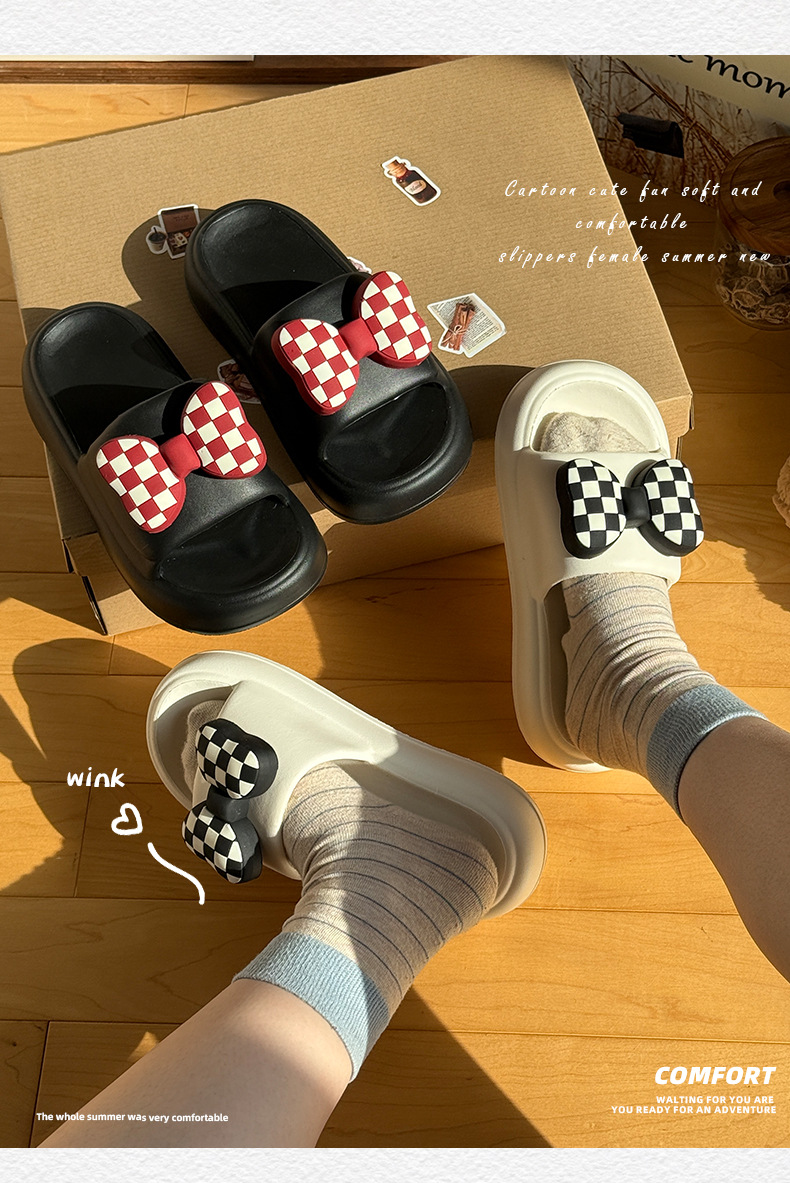 Pantofole con plateau leggere e ammortizzate da donna detail 6