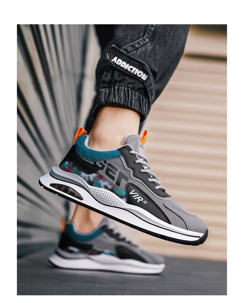 Atmungsaktive Herren-Sportschuhe mit Schnürung & Dämpfung detail 10