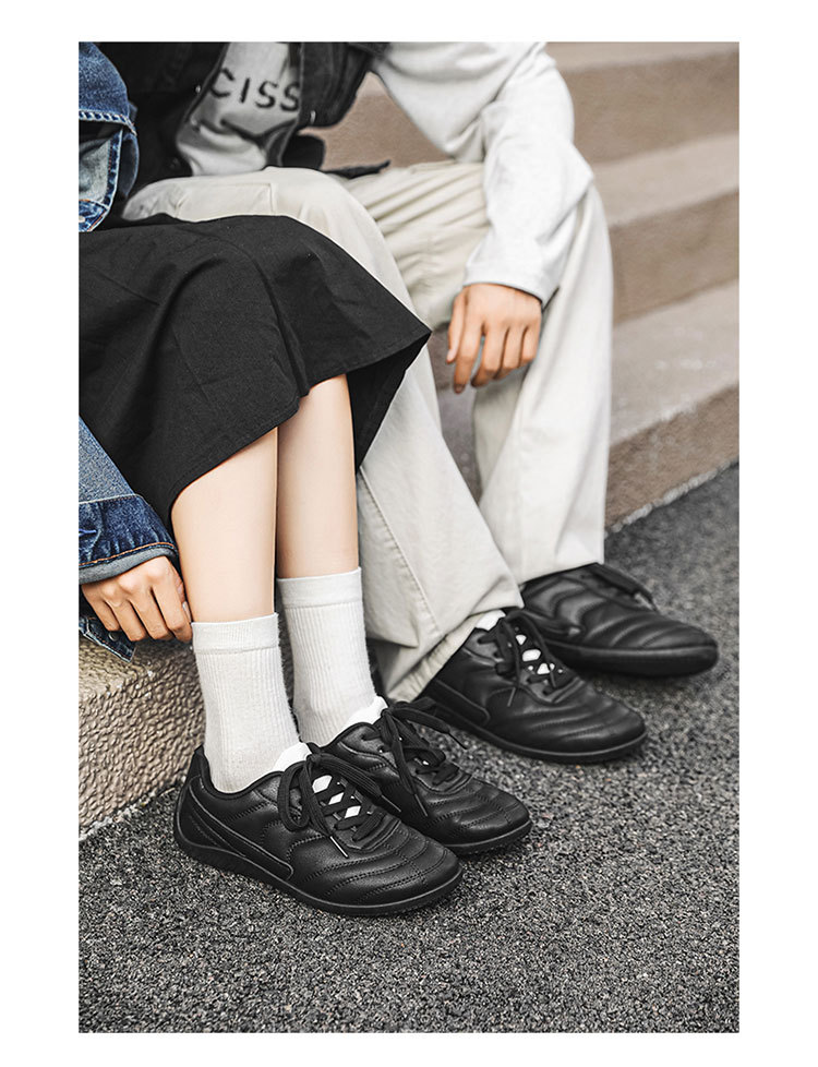 Leichte PU-Leder Freizeitschuhe für Herren mit Schnürung detail 8