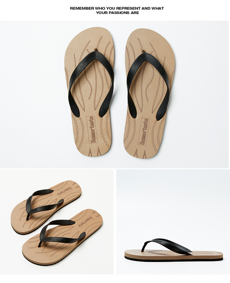 Unisex Lightweight Waterproof Slip-On Flat Flip-Flops detail 4