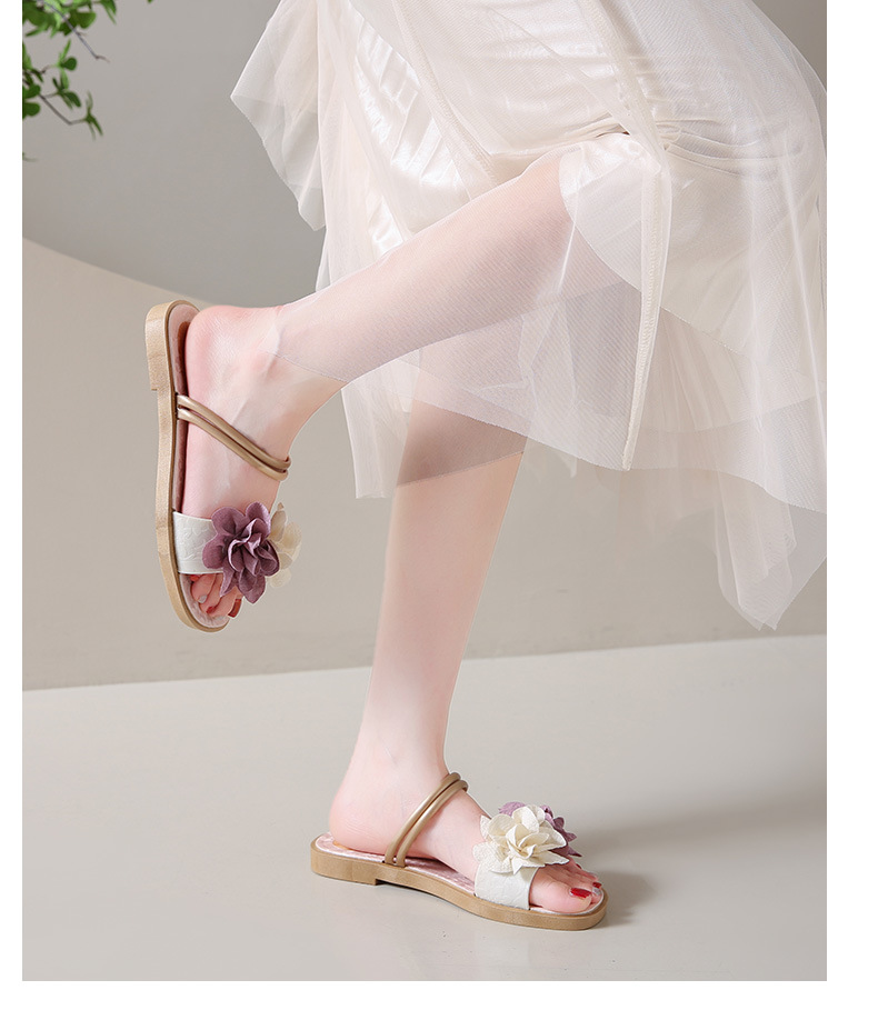 Women's Floral Lightweight Slip-On Flat Slippers detail 13