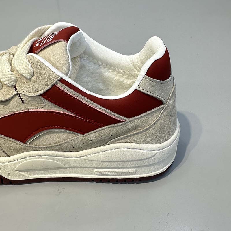 Zapatillas de skate unisex de ante con cordones y diseño color block detail 5