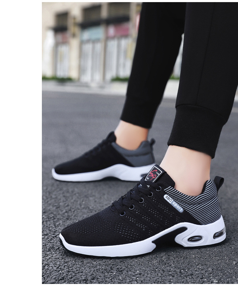 Atmungsaktive gedämpfte Unisex-Laufschuhe mit Schnürung detail 14