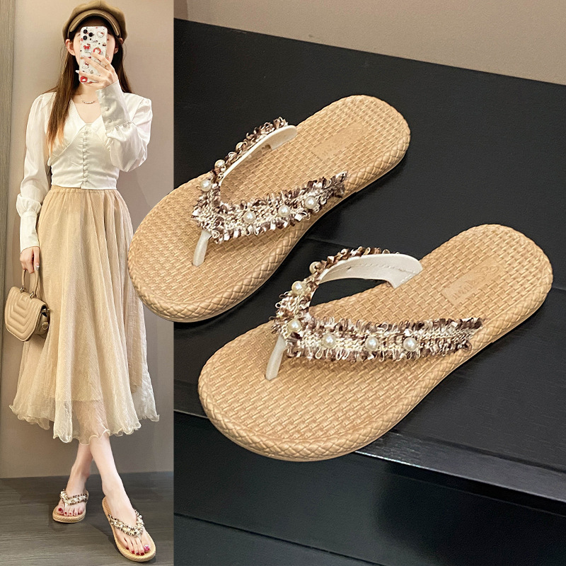 Women's Floral Lightweight Slip-On Flat Slippers detail 3