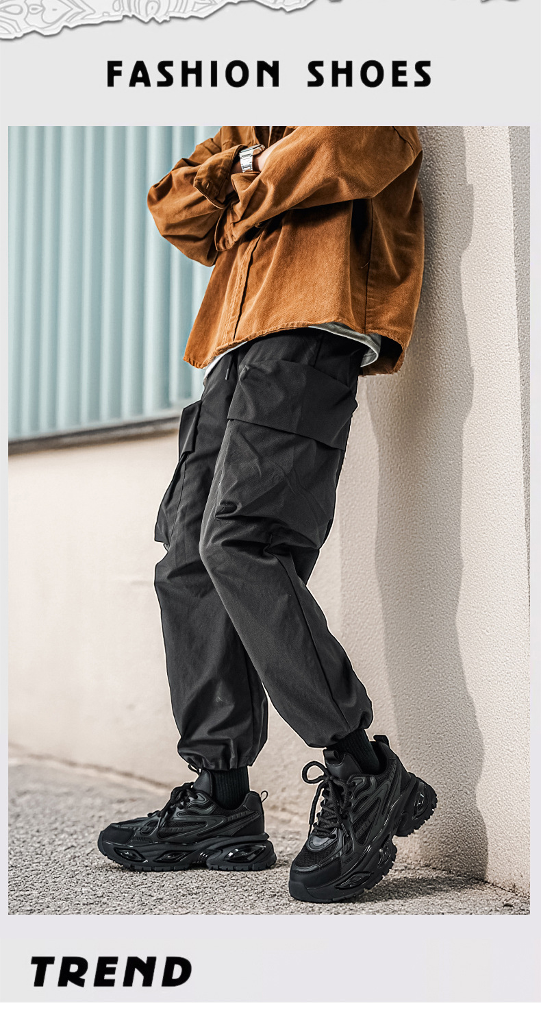Atmungsaktive Plateau-Sneaker für Herren mit Mesh und Dämpfung detail 1