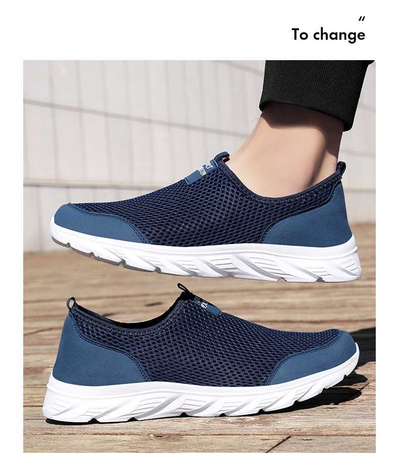 Men's Breathable Mesh Lightweight Slip-On Casual Shoes detail 8